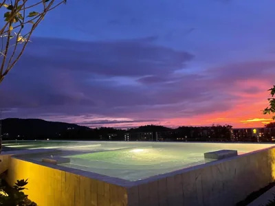 Laguna SkyPark, корпус А, вид на гольф поле 2 спальни 2 санузла 6 этаж три 25 метровых бассейна на крыше 600 М бит интернет – Fotos 4