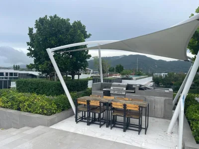 Laguna SkyPark, корпус А, вид на гольф поле 2 спальни 2 санузла 6 этаж три 25 метровых бассейна на крыше 600 М бит интернет – Fotos 12